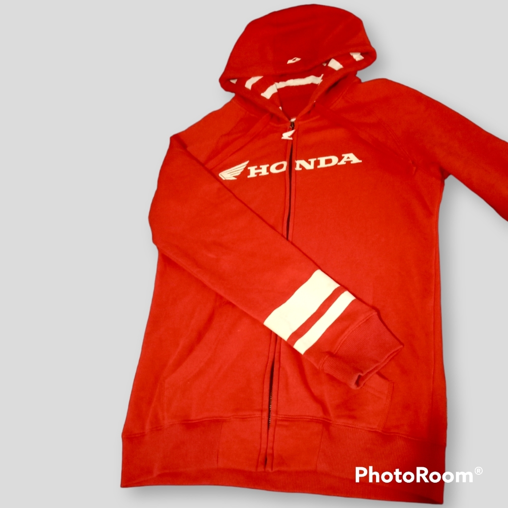 One Industries Official Licensed Honda Hooded Jacket Long Sleeve Men Large Red